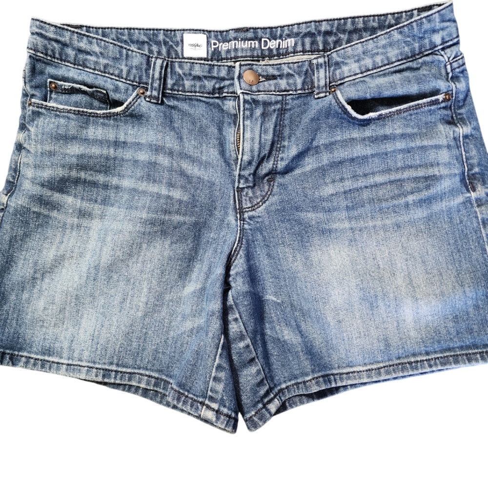 Mossimo 🇺🇸Blue Jean Shorts with Vintage Faded Style🇺🇸